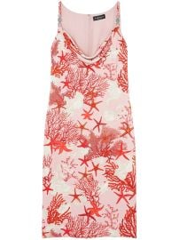 Versace Barocco Sea Silk Slip Dress | Pink | FARFETCH at Farfetch